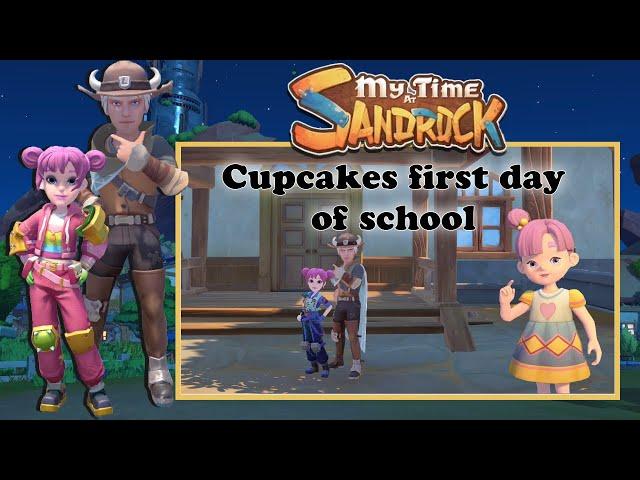 My time at Sandrock, Cupcakes first day of School