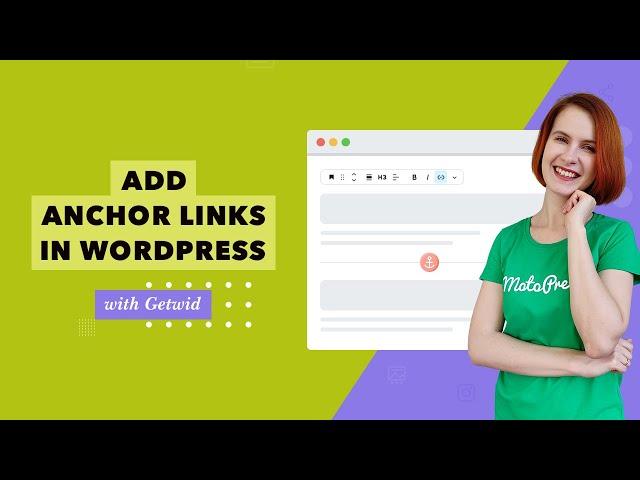 How to Add Anchor Links in WordPress
