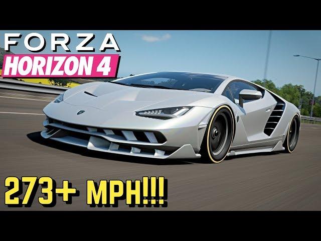 FORZA HORIZON 4 : 273+ MPH Lamborghini Centenario Setup!!