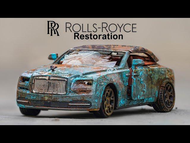 Restoration Abandoned Rolls Royce Dawn - with Wooden Interior