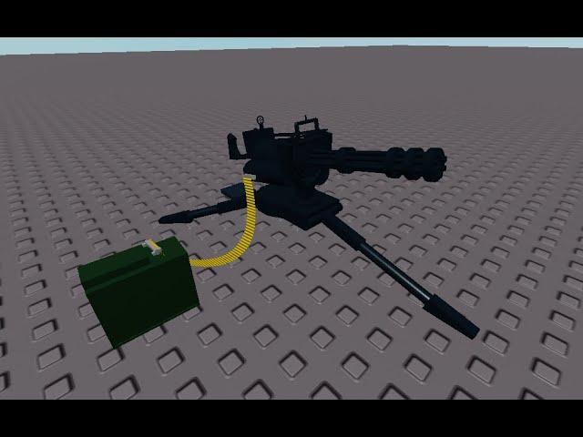 Roblox Studio - M134 Mounted Rotary Turret