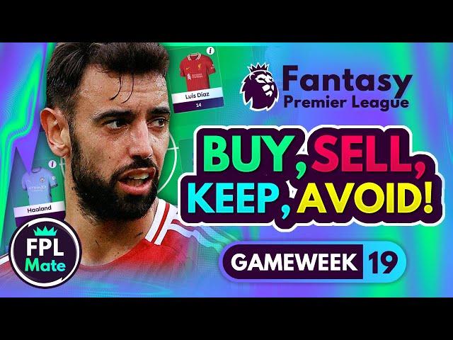 FPL GW19 TRANSFER TIPS! | Buy, Sell, Keep & Avoid for Gameweek 19 | Top Picks Tier List 2024/25! ⭐