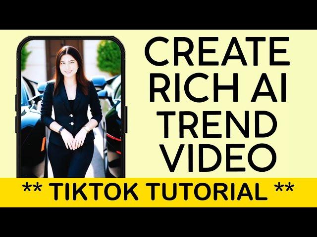 How to Create Rich AI Video Trend on Tiktok | Rich AI Filter