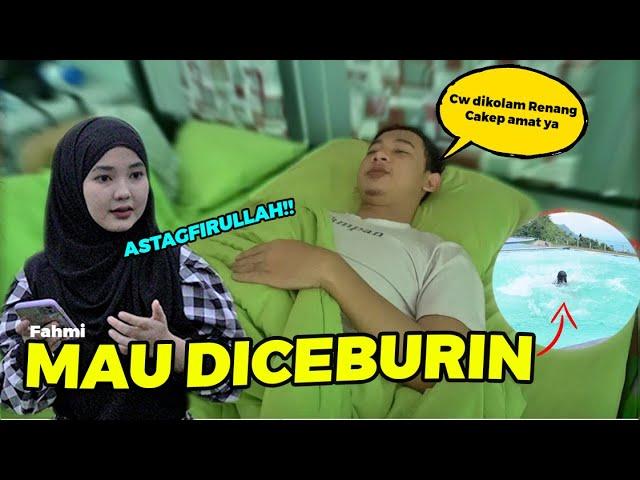 BANGUNIN PACAR LAGI TIDUR DI VILLA, SAMA................