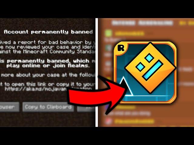 If Minecraft's New Report System Was in Geometry Dash... #saveminecraft