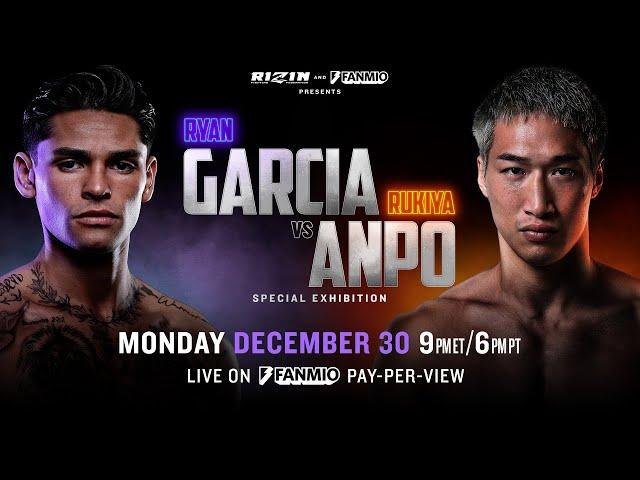 Ryan Garcia vs Rukiya Anpo | December 30 on FANMIO PPV