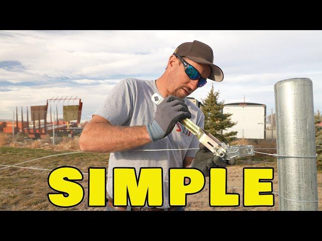 The SIMPLEST Way To Tighten Fence Wire | Strainrite Ratchet Strainer