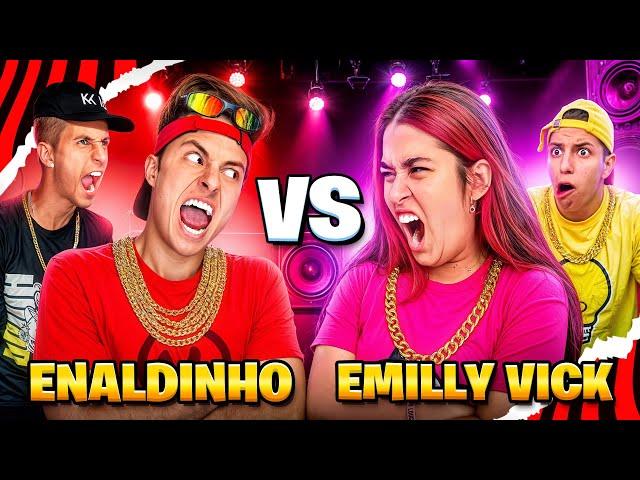 MELHORES VÍDEOS DE BATALHAS DE RIMA DO ENALDINHO x EMILLY VICK