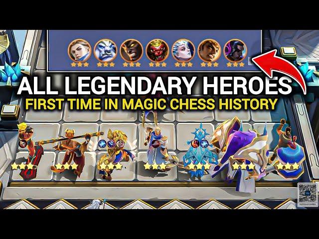 MAGIC CHESS | 7 LEGENDARY HEROES 3 STARS | HARPER 1 META NOW