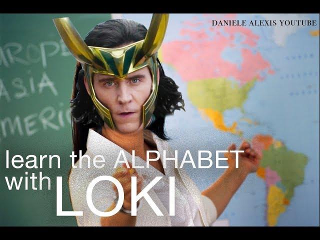 learn the alphabet with loki