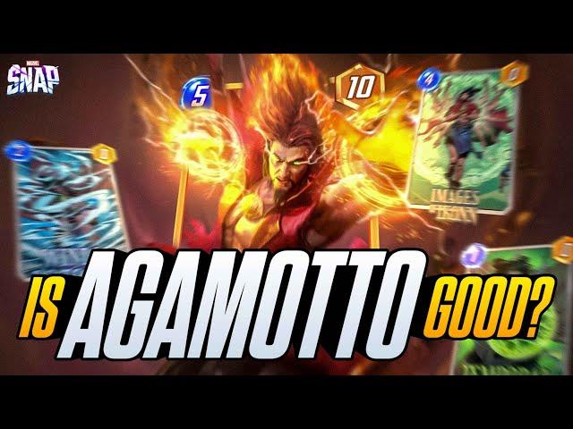 This card is INSANE! An HONEST REVIEW of AGAMOTTO [Marvel Snap First Impressions]