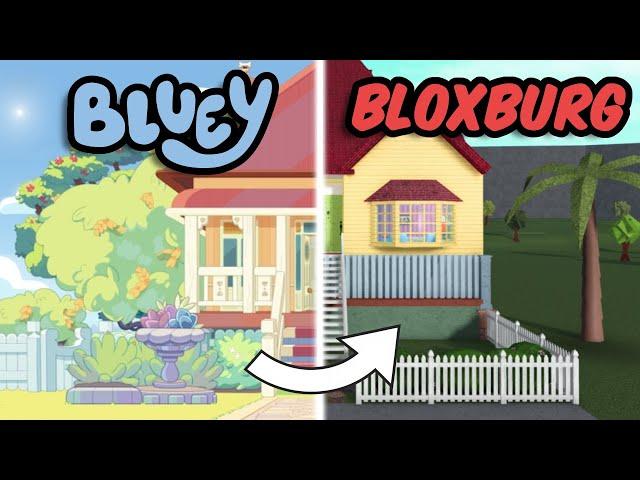 BUILDING BLUEY'S HOUSE in BLOXBURG