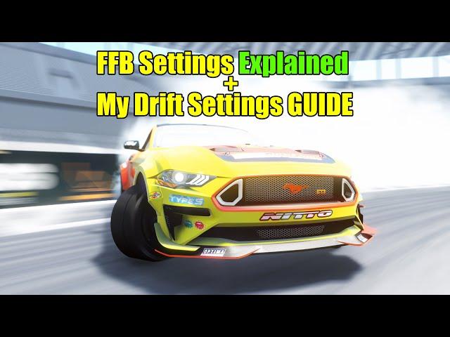 FFB Settings Explained + My Drift Settings GUIDE | Assetto Corsa