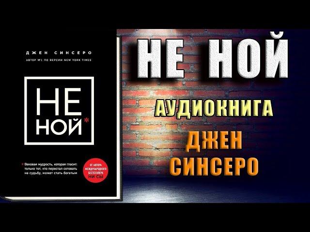 НЕ НОЙ. Только тот, кто перестал сетовать на судьбу, может стать богатым (Джен Синсеро) Аудиокнига