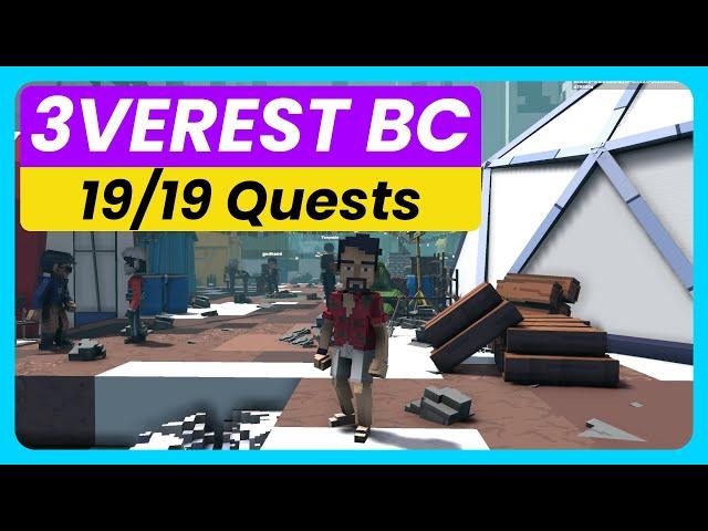 3VEREST Base Camp | (19/19 Quests) The Sandbox All Quests Walkthrough [Special Event]