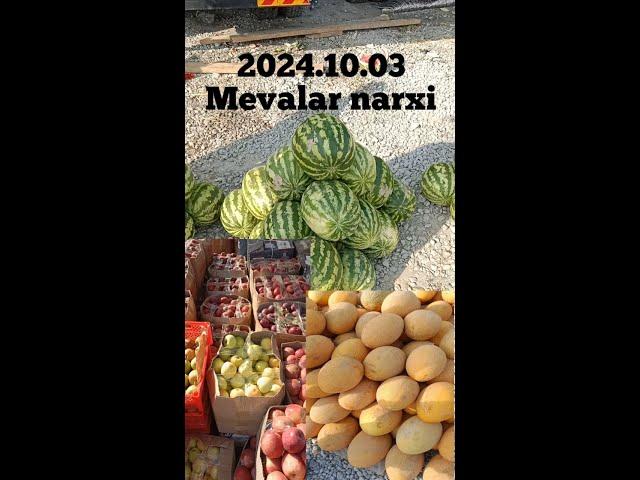 2024.10.03 Samarqand dehqon bozor mevalar narxi