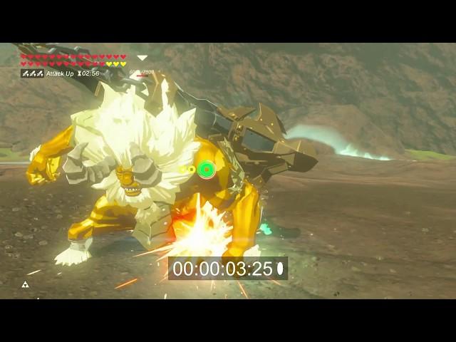 BOTW: Gold Lynel Speed Kill 18 seconds