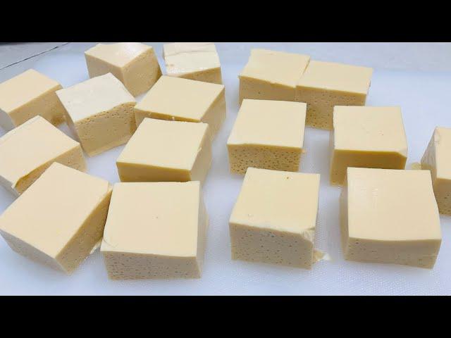 Homemade Egg Tofu 日本蛋豆腐 | Very Easy 2 Simple Ingredients Recipe - a MUST Try