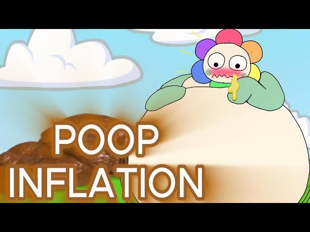 Dandy gets THICC by Eating POOP INFLATION FORCE FEED | Dandy's World