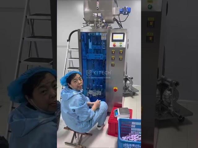 🫐 Blueberry Jam Packaging Machine: No-Drip Filling & Airtight Sealing at High Speed! #packingmachine