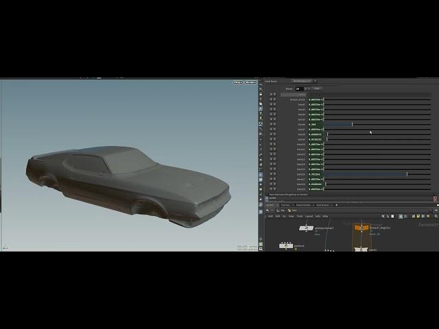 Houdini weighted sliders demo