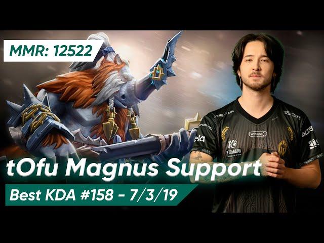 TOFU MAGNUS SOFT SUPPORT 4 POS 7.37d | Dota 2 Pro Gameplay