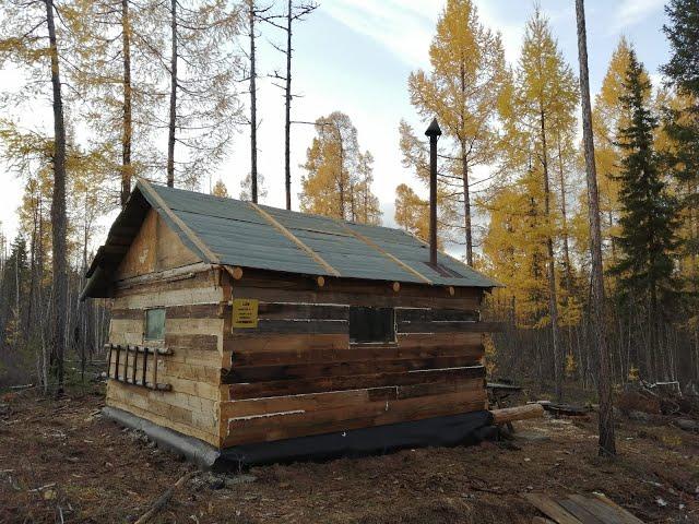 СТРОИТЕЛЬСТВО ИЗБЫ В ЛЕСУ