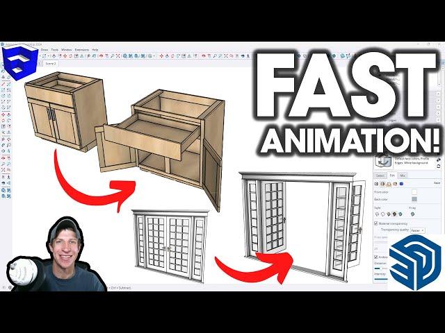 The EASY Way to Animate Movement in SketchUp!