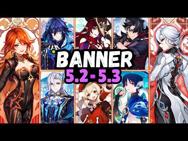 Genshin Impact 5.2-5.3 Banners Update: Arlecchino Rerun, Zhongli,Mauvika & Citlali Confirmed!