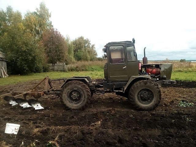 Самодельный трактор мини Т-150 Никиты Самошкина