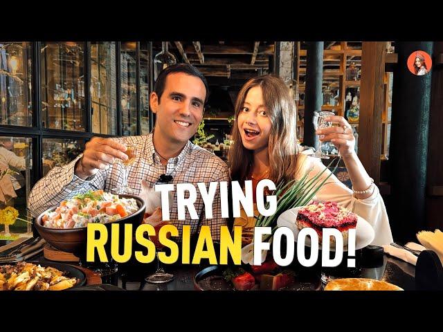 MEXICAN & AMERICAN TRY RUSSIAN FOOD! 