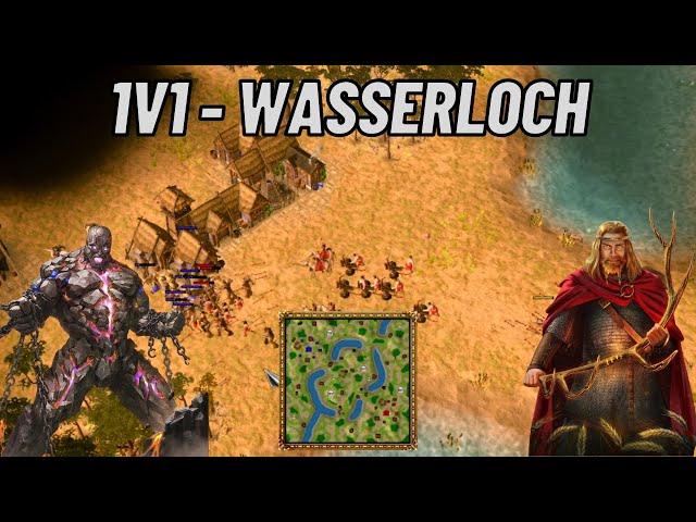 1v1 als Kronos auf Wasserloch ! (Age of Mythology Retold Ranked)