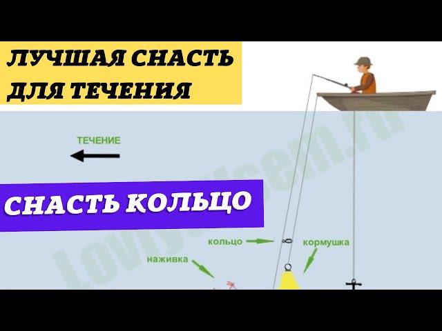 Лучшая снасть для ловли на течении ( кольцо - яйца )