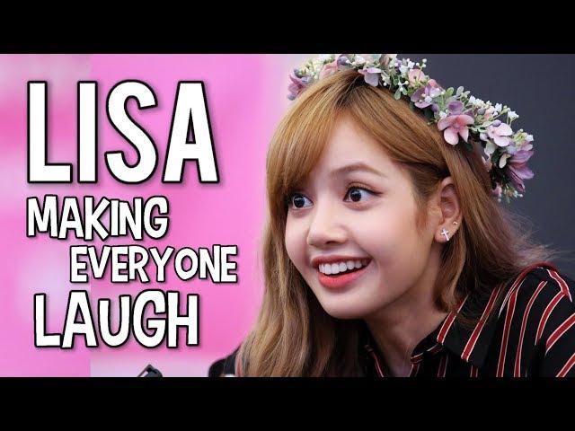 LISA MAKING EVERYONE LAUGH! #AceLalisaDay