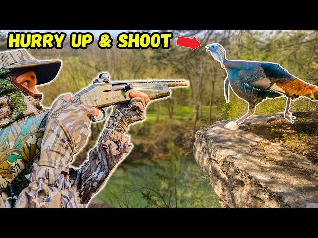 HE'S GONNA FLY OFF THE CLIFF!!! (Turkey Hunting w/ Shane Simpson)