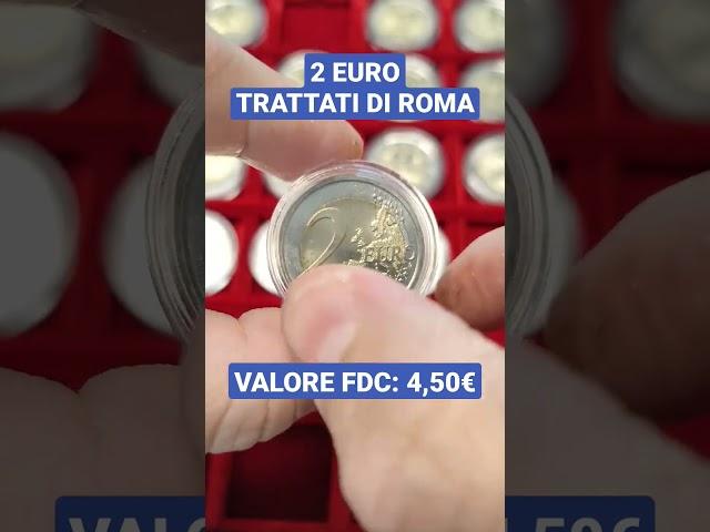 2 Euro Trattati di Roma, Moneta Italia 2007 #monete #moneterare #numismatica