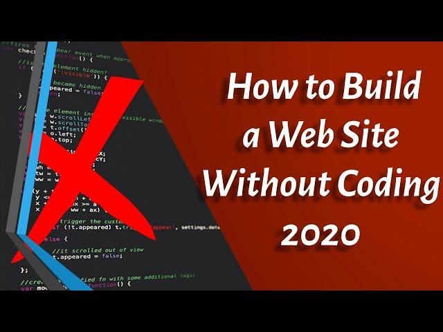 How to Make a Website Without Coding Simple & Easy (2020)