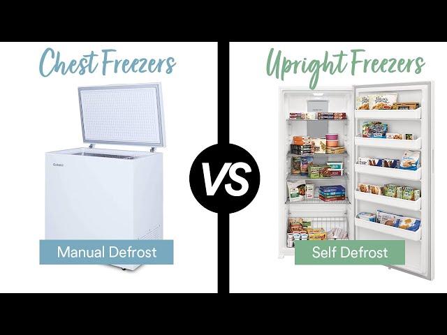 Chest Freezer vs. Upright Freezer