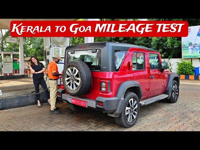 Mahindra Thar Roxx Real Life Mileage Test - Shocking Results 