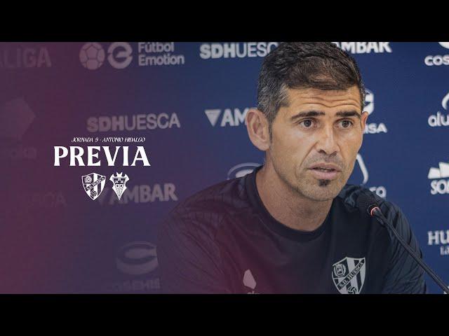  SDHTV | Rueda de prensa de Antonio Hidalgo, previa del #HuescaAlbaceteBP