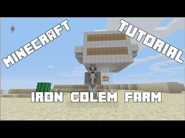 Minecraft Tutorial: Iron Golem Farm  (Xbox 360, Xbox One, PS3, PS4, PC)