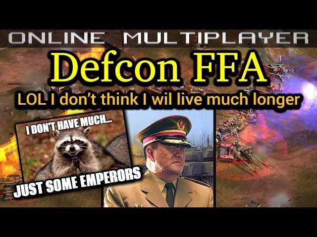 Defcon FFA - Tank General - Pro Rules | C&C Generals Zero Hour | No Commentary