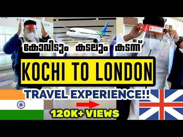 India to UK Flight travel Experience | Travelling with Restrictions | UK malayalam | Steffin Shaji