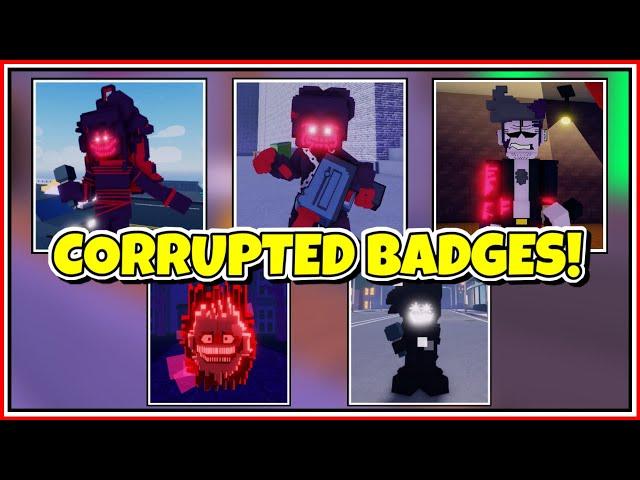 [NEW] How to get ALL 5 CORRUPTED BADGES + MORPHS/SKINS in ANOTHER FRIDAY NIGHT FUNK RP! - ROBLOX