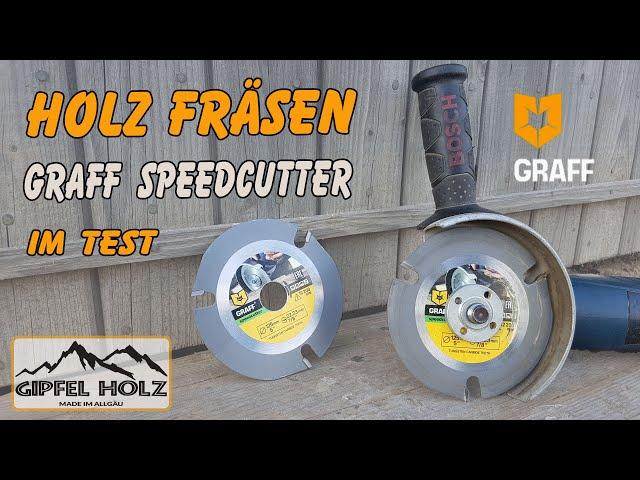 Holz mit einem Winkelscheifer sicher berarbeiten? | Graff Speedcutter Test