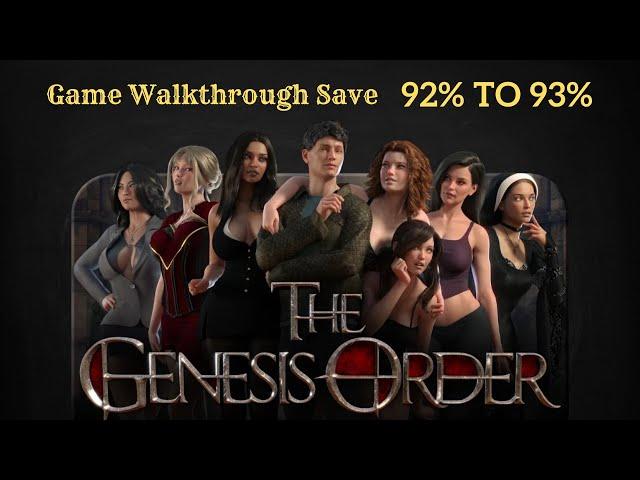 The Genesis Order v.93122 Game Walkthrough Save 92% To 93% + Puzzle  (Chest Key ×2, Puzzle 34 to 37)