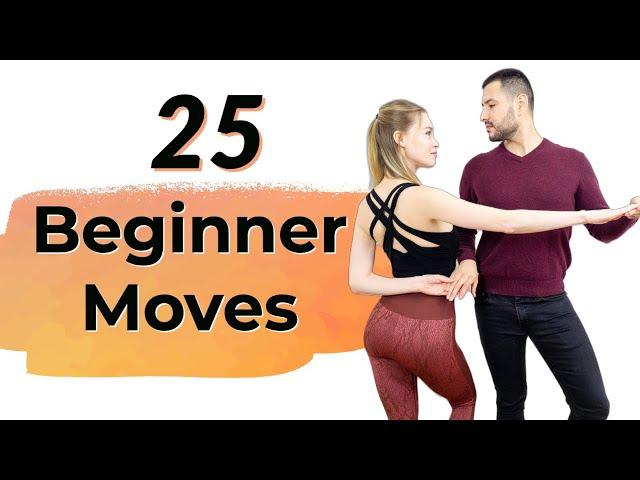 25 BEGINNER BACHATA MOVES YOU MUST KNOW!