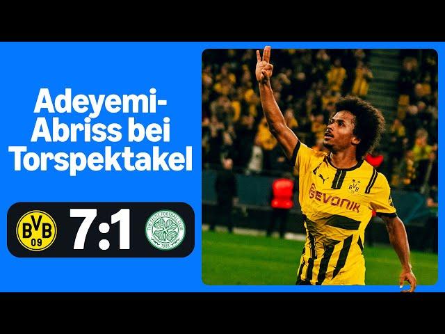 Borussia Dortmund 7:1 Celtic Glasgow | Highlights - UEFA Champions League