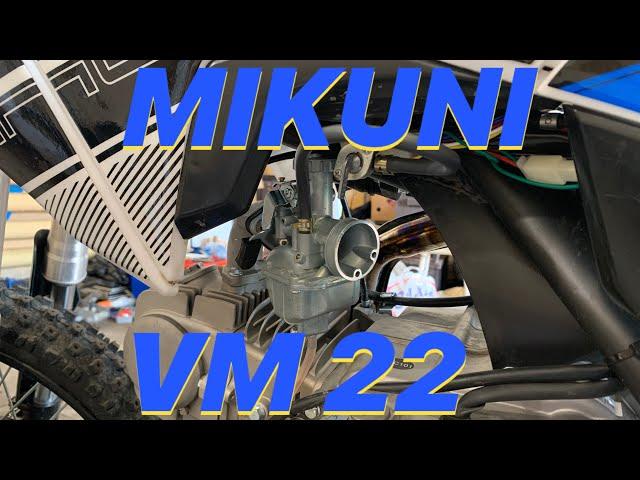 Карб Mikuni VM 22 на питбайк Racer crf 125 / 140cc