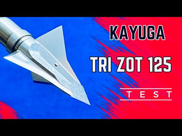 KAYUGA TRIZOT, 125 gr: BROADHEAD TEST